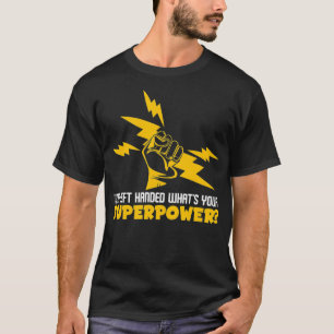 T-shirt Je suis Gauche Je suis Gauche Quelle est ta Superp