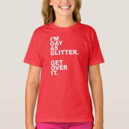 T-SHIRT JE SUIS GAY COMME PARTIES SCINTILLANT. REGARDE-LE.