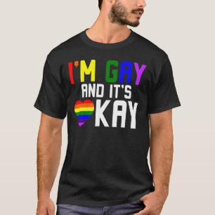 T-shirt Je suis gay et c'est ok Lgbtq