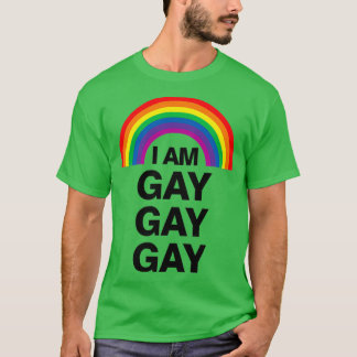 T-shirt je suis gay gay gay gay