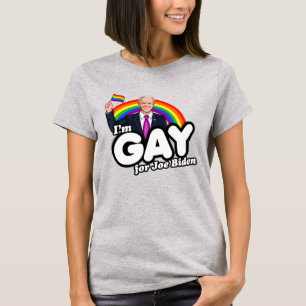 T-shirt Je suis gay pour Joe Biden