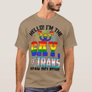 T-shirt Je suis Gay rans Pagan Relative LGBQ rans Pride 