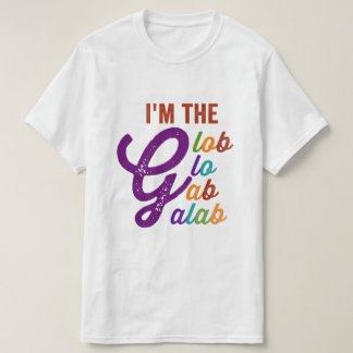 T-shirt je suis glo gab galab