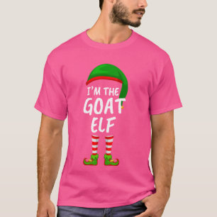 T-shirt Je suis Goat Elf Christmas