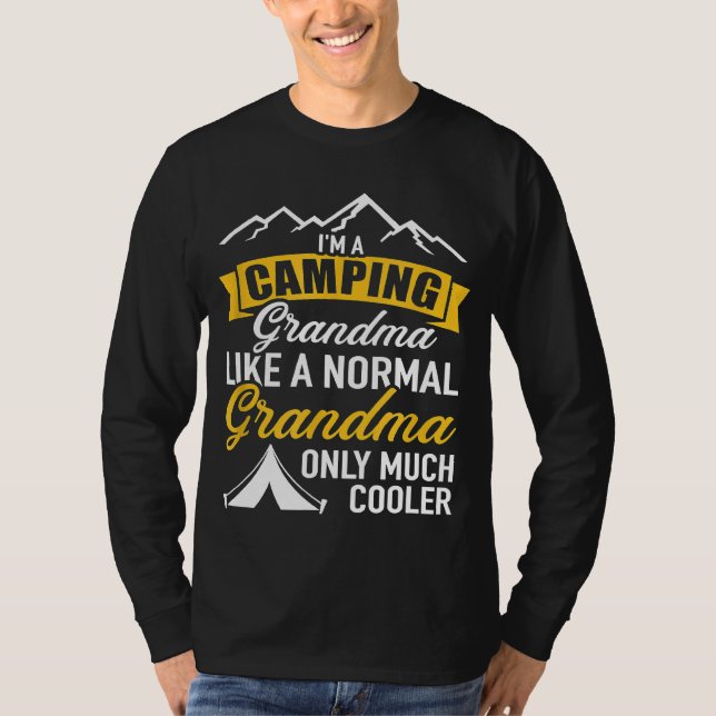 T-shirt Je Suis Grand-Mère 1 Camping (Devant)