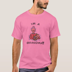 T-shirt Je suis grand-mère et bébé
