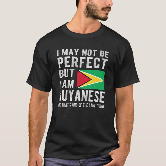 T-shirt Je suis Guyanais Drapeau Guyana Patrimoine Guyanai (Devant)