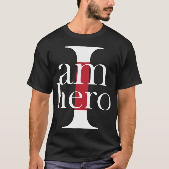 T-SHIRT JE SUIS HERO (Devant)