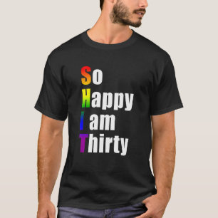 T-shirt Je suis heureux d'avoir trente-troisième anniversa