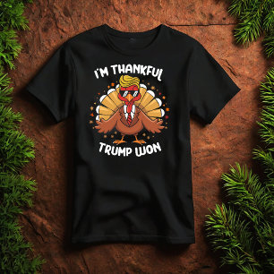 T-shirt Je suis heureux que Trump ait gagné 2024 Trump Tha