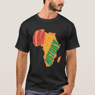T-shirt Je Suis Histoire Noire Histoire Noire Mois Fier Af