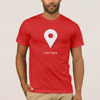 T-shirt Je suis ici
