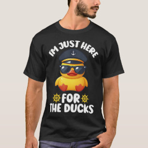 T-shirt JE Suis Ici Juste Pour Les Canards Drôle De Croisi