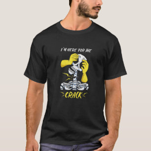 T-shirt Je suis ici pour le chiropraticien de traitement d