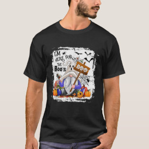 T-shirt Je suis ici pour le costume de citrouille de gnome
