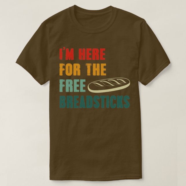 T-shirt Je Suis Ici Pour Les Fil-Bons Gratuits (Design devant)