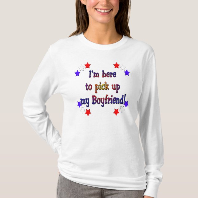 T-shirt Je suis ici pour prendre mon ami (Devant)