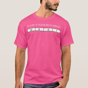 T-shirt Je Suis Instable Disque Golf Drôle Citation