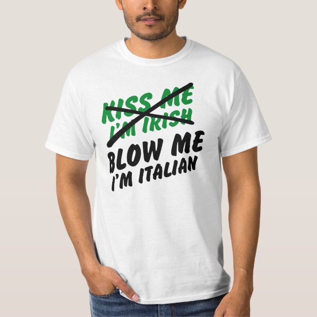 T-shirt Je suis italien (Devant)