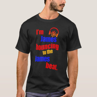 T-shirt Je suis James Bouncing To The James James