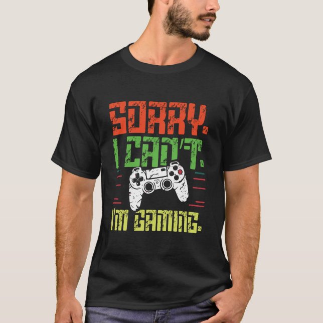 T-shirt Je suis Jeux Vidéo Jeux de Jeux Drôle Joueur (Devant)