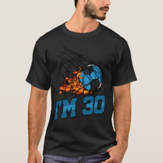 T-SHIRT JE SUIS JOUEUR DE HANDBALL EN ÉQUIPE À 30 ANS