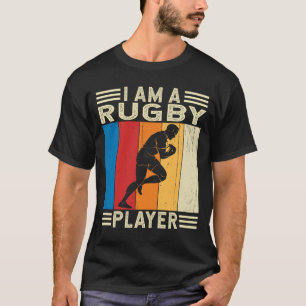 T-shirt Je suis joueur de rugby Rugby entraîneur de rugby