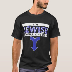 T-shirt Je suis Juif Wanna Check Funny Circoncision