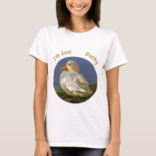T-shirt Je suis juste canard