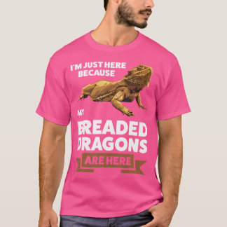 T-shirt Je Suis Juste Ici Parce Que Mes Dragons Pâtes Pet 