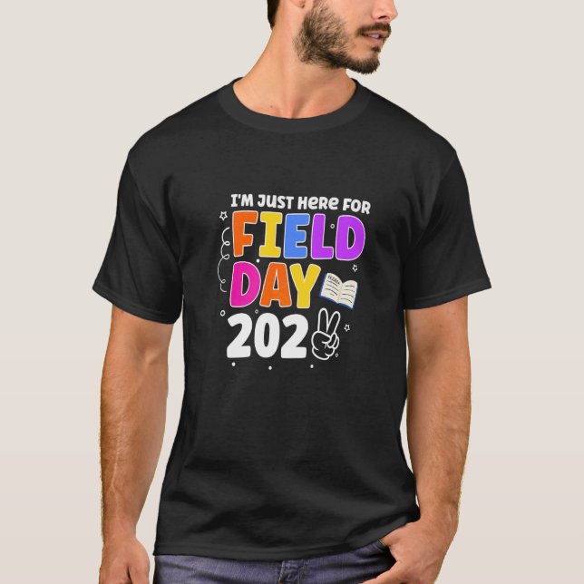T-shirt Je suis juste ici pour la Journée du Champ 2022 (Devant)