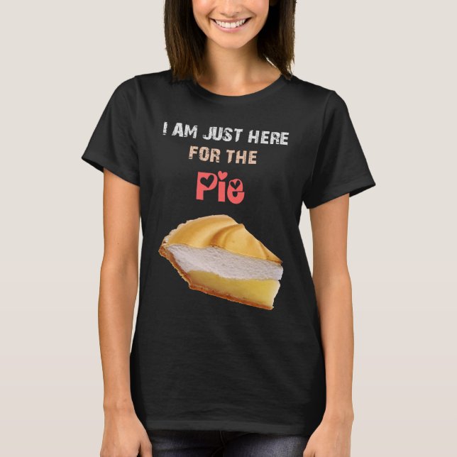 T-shirt Je suis juste ici pour le cadeau drôle de (Devant)