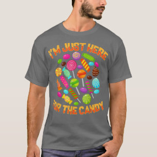 T-shirt Je Suis Juste Ici Pour Le Jeu De Noël Drôle De Can