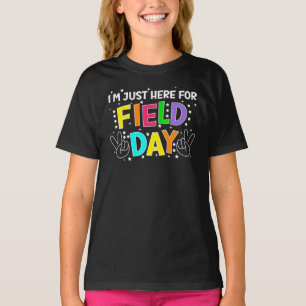 T-shirt Je suis juste ici pour le Jour du Champ