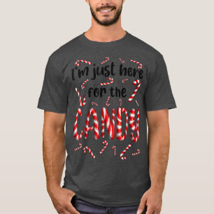 T-shirt Je suis juste ici pour le Sucre de canne Sweets Te