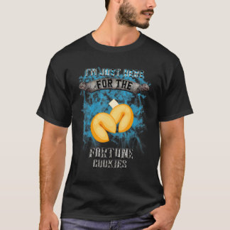T-shirt Je Suis Juste Ici Pour Les Cookies Blague Sarcasti