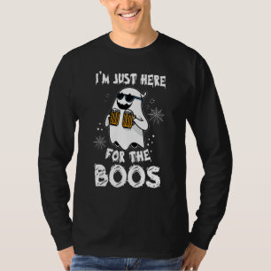 T-shirt Je suis juste ici pour les huées Bière d'Hallowee