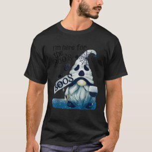T-shirt Je suis juste ici pour les huées Halloween Femme G