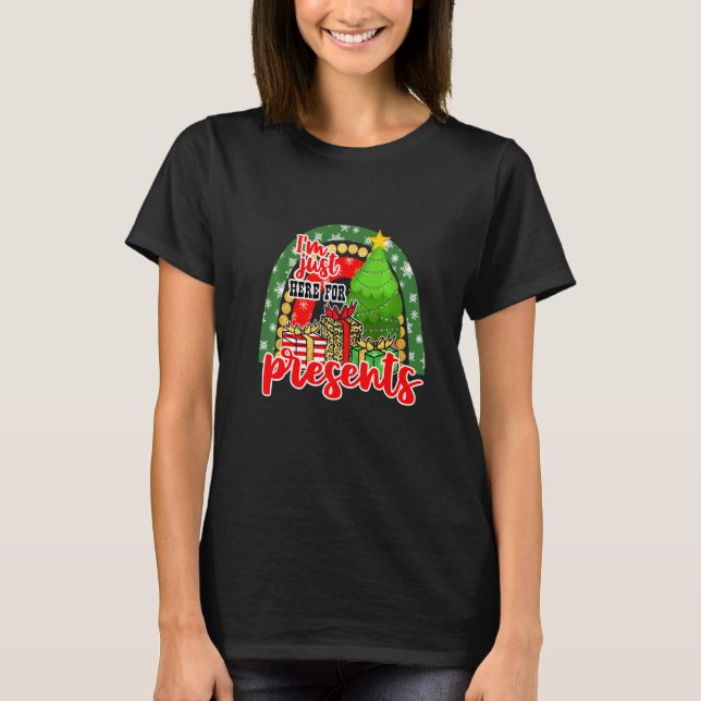 T-shirt Je Suis Juste Ici Pour Les Présentations 2 Vacance (Devant)