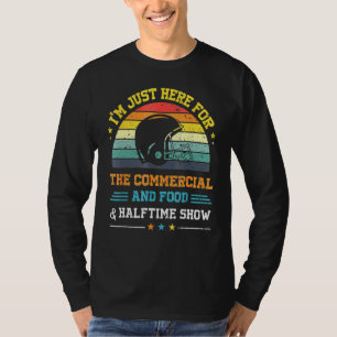 T-shirt Je suis juste ici pour les publicités alimentaires