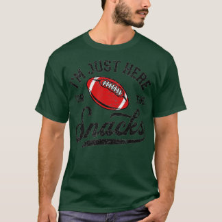 T-shirt Je suis juste ici pour les snacks Drôle Imaginaire