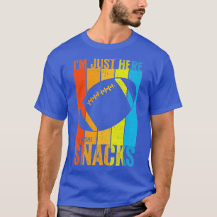 T-shirt Je suis juste ici pour les snacks Drôle Imaginaire