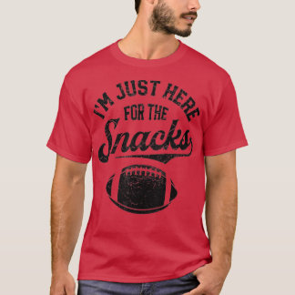 T-shirt Je suis juste ici pour les snacks Drôle Imaginaire