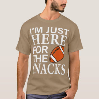 T-shirt Je suis juste ici pour les snacks Drôle Imaginaire