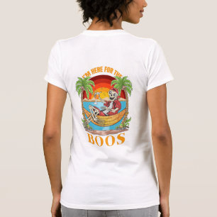 T-shirt Je suis juste là pour les Boos