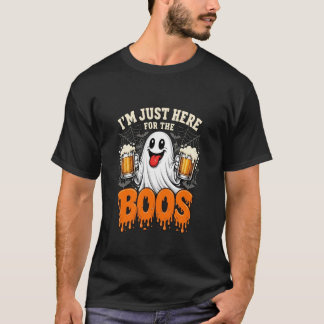 T-shirt Je suis juste là pour les huées Fantôme drôle d'H