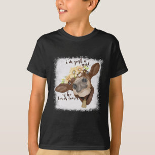 T-shirt Je Suis Juste Une Fille Qui Aime Les Vaches Bleach