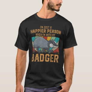 T-shirt Je Suis Juste Une Personne Plus Heureuse Quand Je