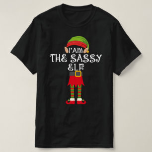 T-shirt je suis l' elfe sassy