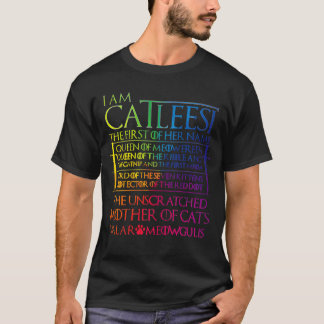 T-shirt Je suis la Catleesi mère des chats drôle chat vint